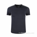 Summer Mens Kalite T-Shirt Moda Yansıtıcı Tişörtler